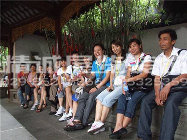 2010年蘇州園林合影留念