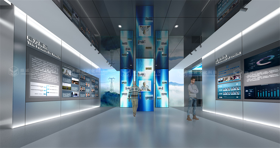 電力行業展廳設計-國西北電力設計院智慧綜合展廳 電力行業展廳設計-國西北電力設計院智慧綜合展廳