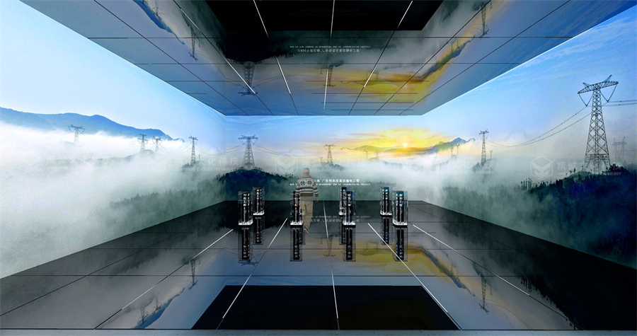 電力行業展廳設計-國西北電力設計院智慧綜合展廳 電力行業展廳設計-國西北電力設計院智慧綜合展廳