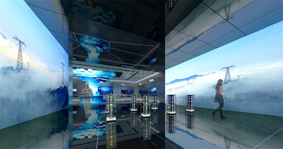 電力行業展廳設計-國西北電力設計院智慧綜合展廳 電力行業展廳設計-國西北電力設計院智慧綜合展廳