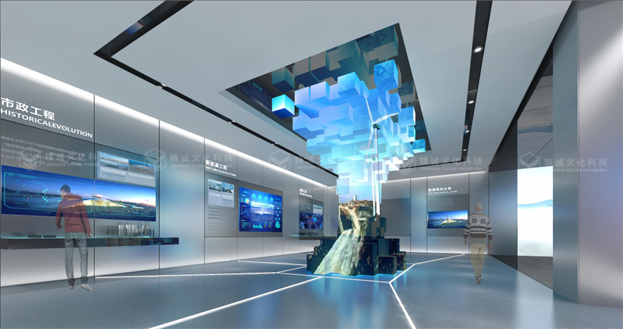 電力行業展廳設計-國西北電力設計院智慧綜合展廳 電力行業展廳設計-國西北電力設計院智慧綜合展廳