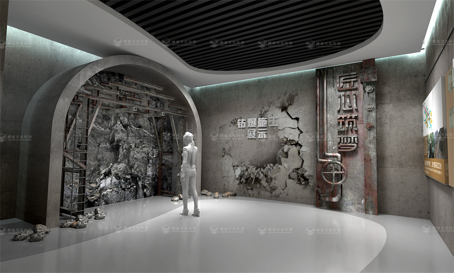 水系工程展廳設計-引漢濟渭實驗基地展廳 水系工程展廳設計-引漢濟渭實驗基地展廳