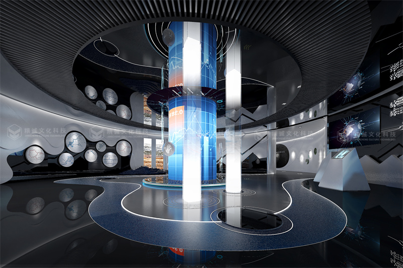 青海科學數據中心展廳設計-文博展廳案例